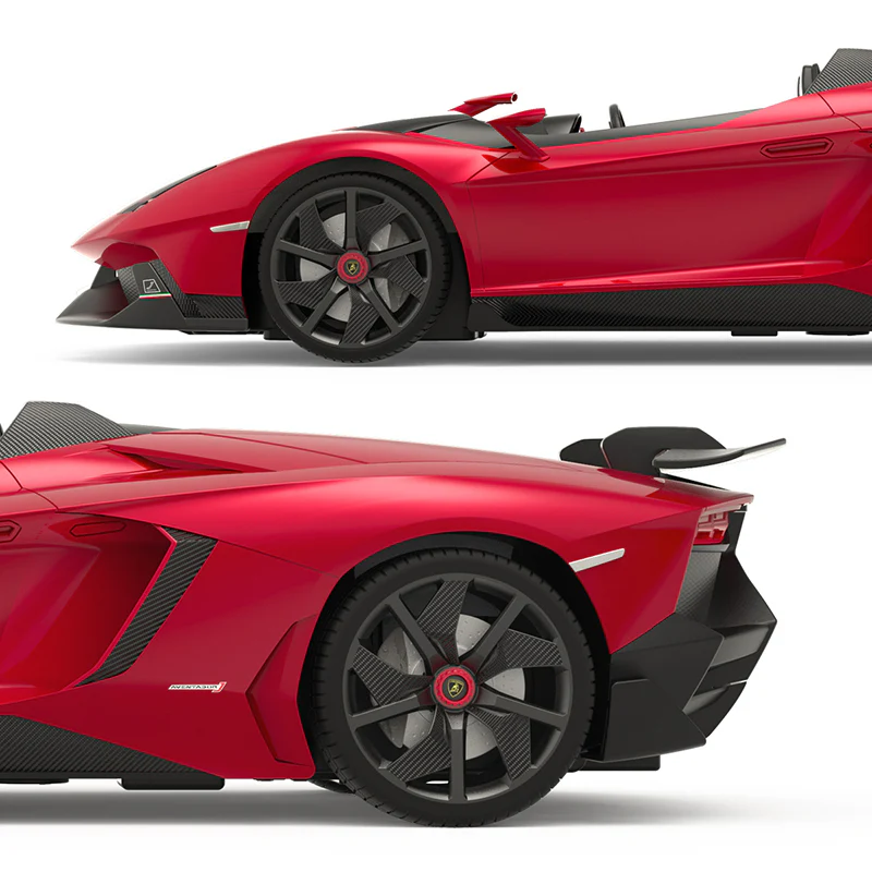 Lamborghini Aventador J RC Car 1/12 Scale Licensed Remote Control Toy Car with Working Lights by Rastar - Image 3