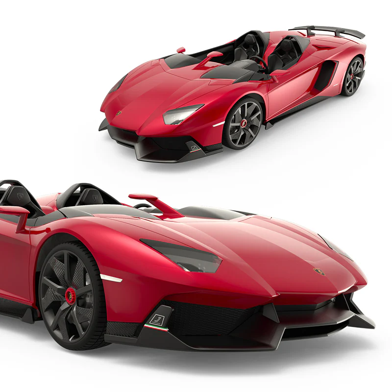 Lamborghini Aventador J RC Car 1/12 Scale Licensed Remote Control Toy Car with Working Lights by Rastar - Image 4