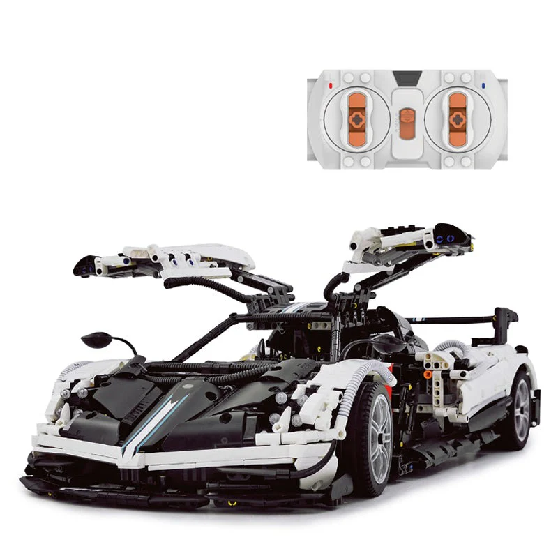 Pagani Huayra BC Roadster 1/8 Licensed Building Kit/Assemble Remote Control Car by RASTAR, 97900