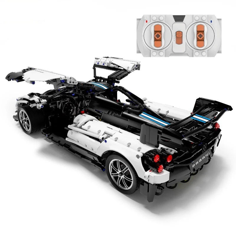 Pagani Huayra BC Roadster 1/8 Licensed Building Kit/Assemble Remote Control Car by RASTAR, 97900 - Image 5