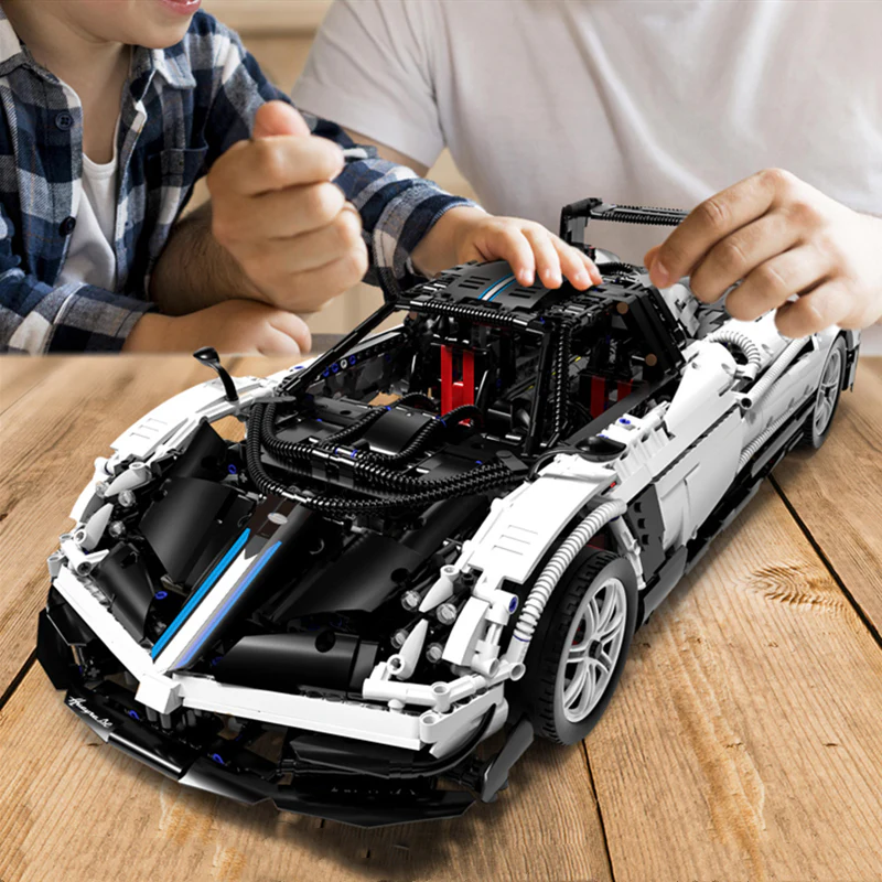 Pagani Huayra BC Roadster 1/8 Licensed Building Kit/Assemble Remote Control Car by RASTAR, 97900 - Image 9