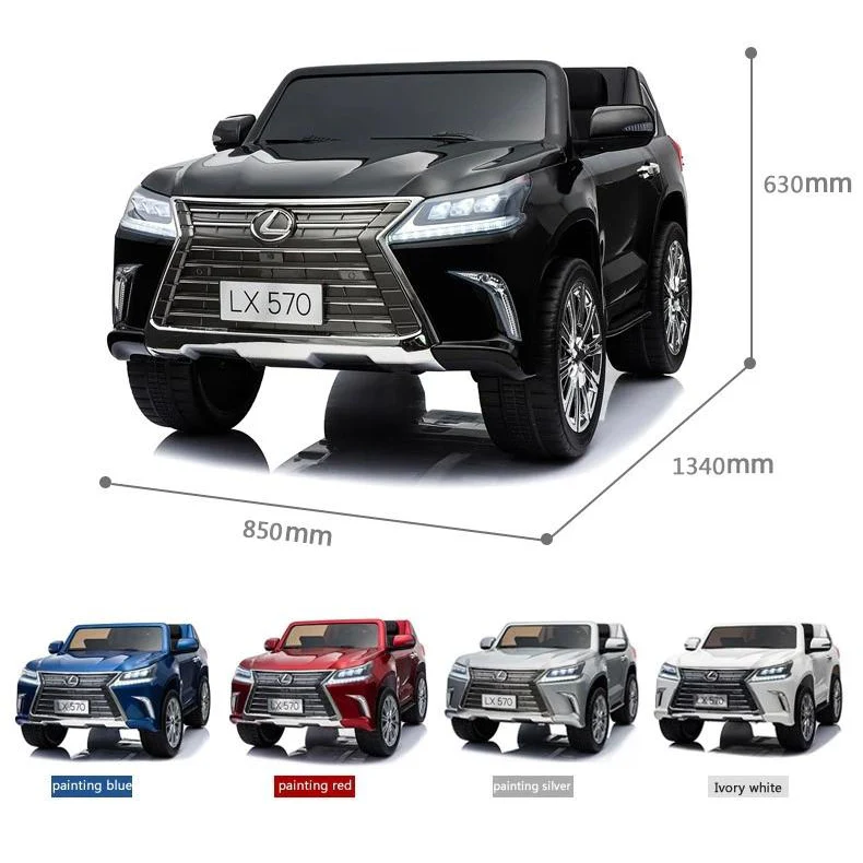 Lexus LX570 12V 2 Seater Ride on Car with Remote Control and Leather Seat, Licensed - Image 16