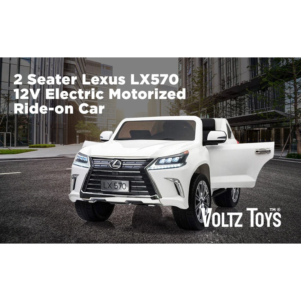 Lexus LX570 12V 2 Seater Ride on Car with Remote Control and Leather Seat, Licensed - Image 22