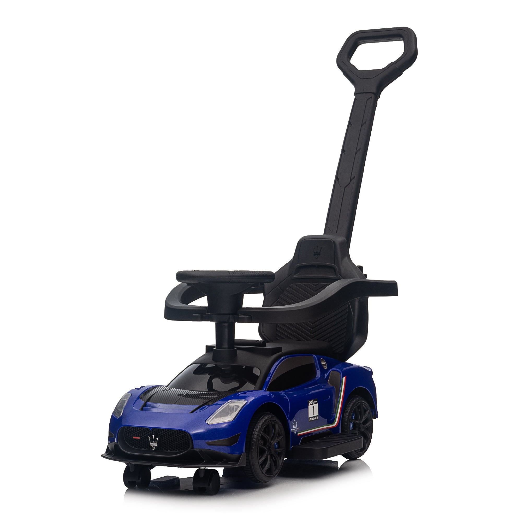 Maserati Push Car Pedal Ride On Car with Music and Lights, Licensed - Image 9