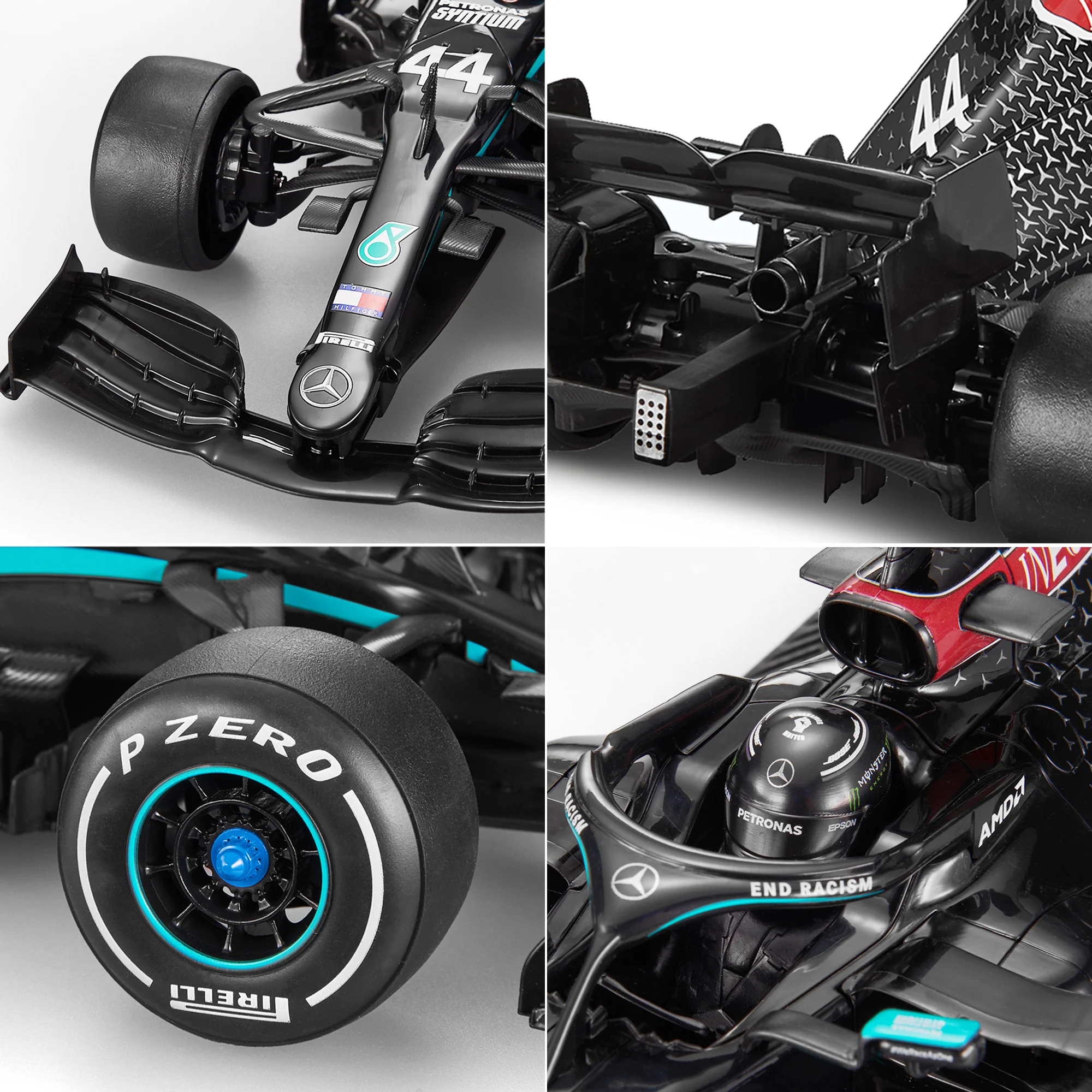 Mercedes-Benz F1 W11 EQ Performance 1/12 Scale Licensed Remote Control Toy Car, Official F1 Merchandise by Rastar - Image 5