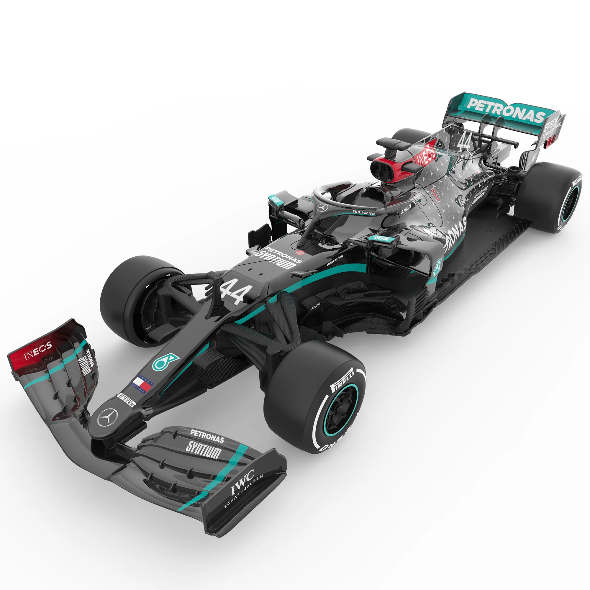 Mercedes-Benz F1 W11 EQ Performance 1/18 Scale Licensed Remote Control Toy Car, Official F1 Merchandise by Rastar - Image 10