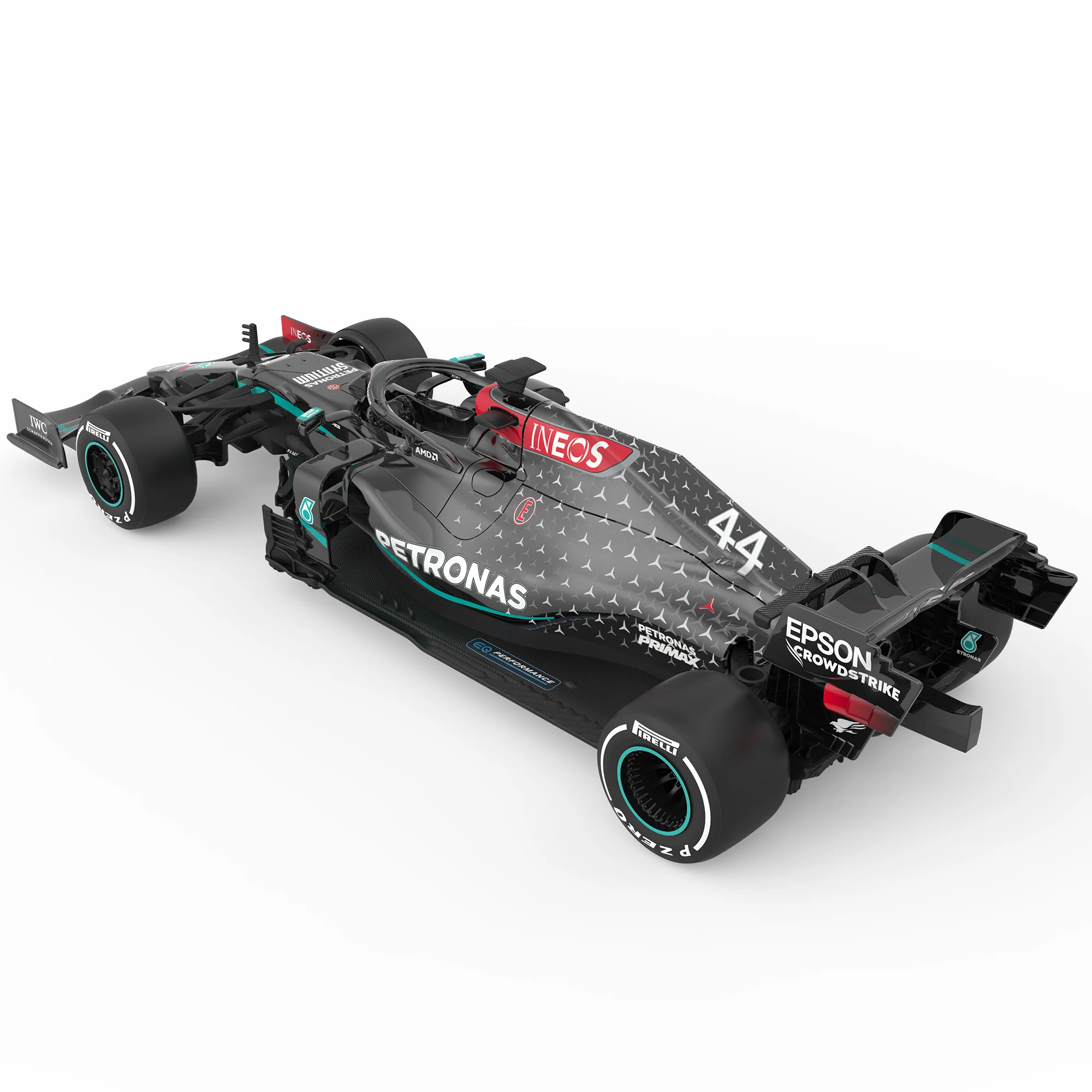 Mercedes-Benz F1 W11 EQ Performance 1/18 Scale Licensed Remote Control Toy Car, Official F1 Merchandise by Rastar - Image 13