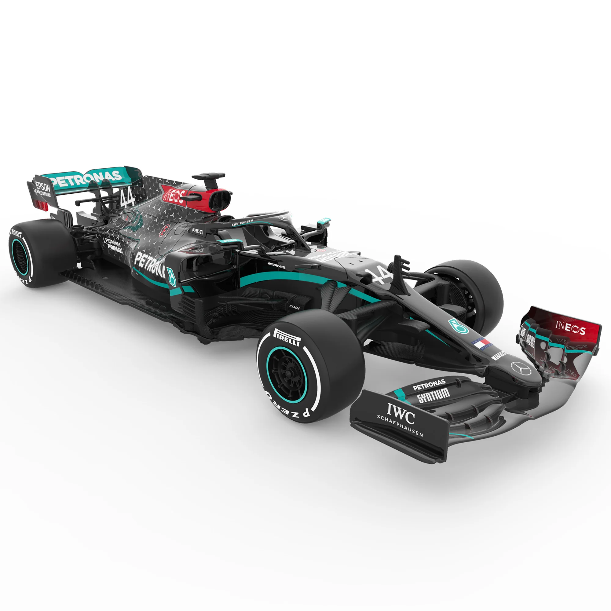 Mercedes-Benz F1 W11 EQ Performance 1/18 Scale Licensed Remote Control Toy Car, Official F1 Merchandise by Rastar - Image 8