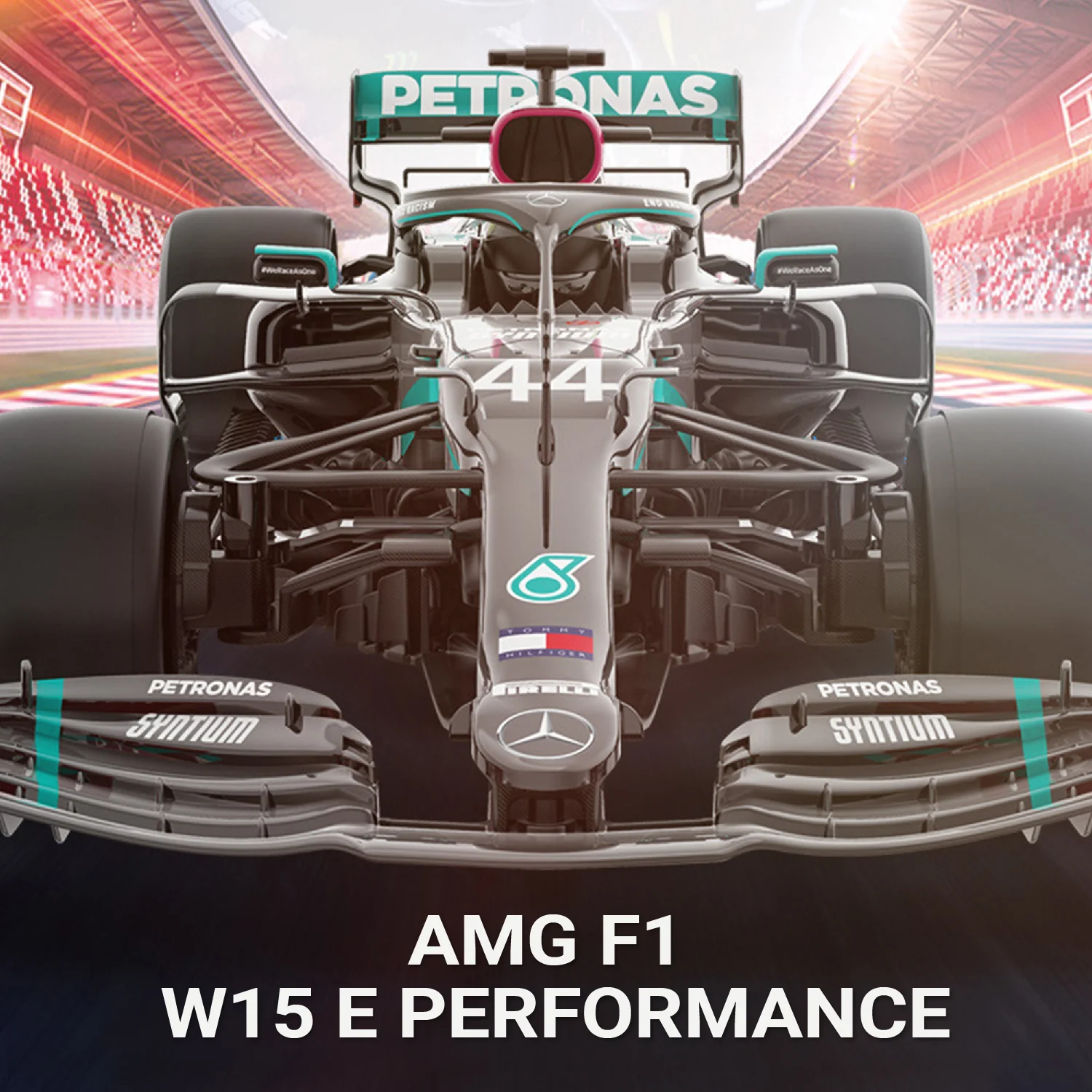 Mercedes-Benz F1 W15 EQ Performance 1/12 Scale Licensed Remote Control Toy Car, Official F1 Merchandise by Rastar - Image 4