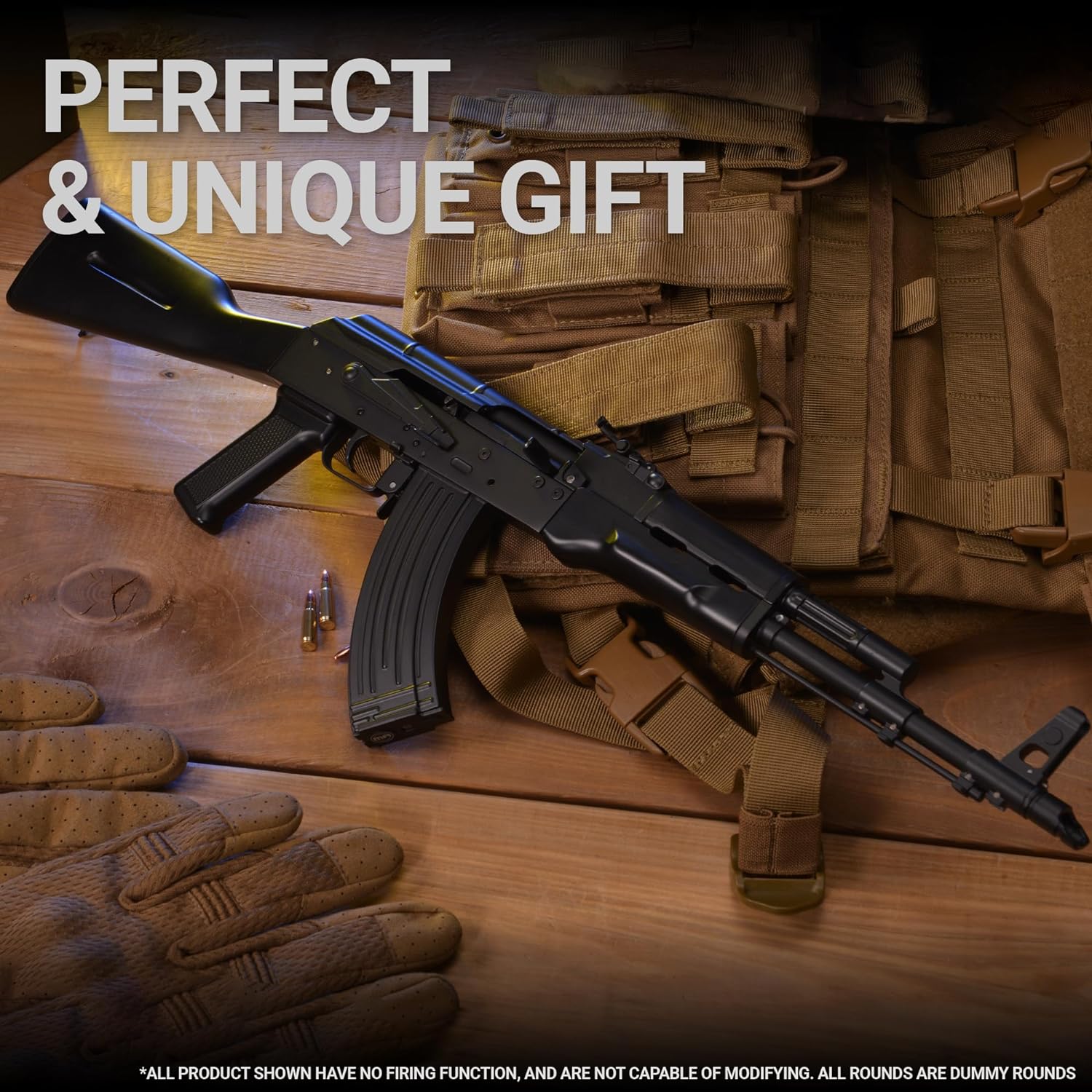 1:1.67 Scale Miniature AK47 Diecast Metal Model - Black - Image 2