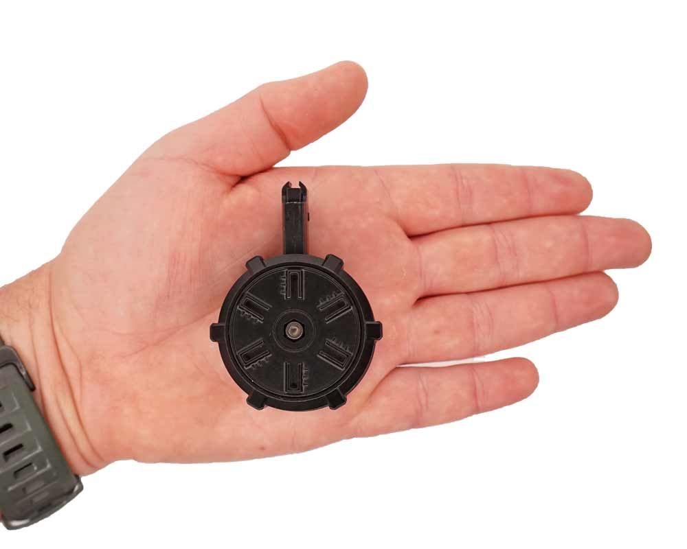 Miniature 1:3 Scale Model Mini 60 Drum Mag for AR15 Diecast Metal Building Kit Attachment - Image 2