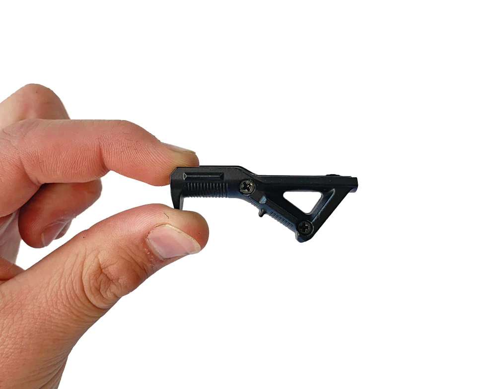 Miniature 1:3 Scale Model Mini Angled Foregrip Diecast Metal Building Kit Attachment