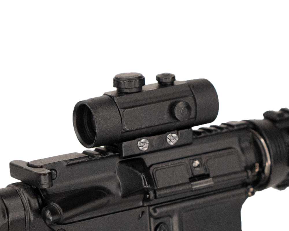 Miniature 1:3 Scale Model Mini Red Dot Scope Diecast Metal Building Kit Attachment - Image 5
