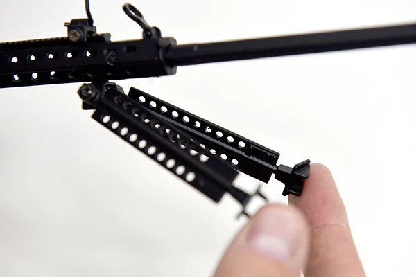Miniature 1:3 Scale Model Mini .50cal BARRETT Modal 82A1 Diecast Metal Building Kit - Black - Image 3