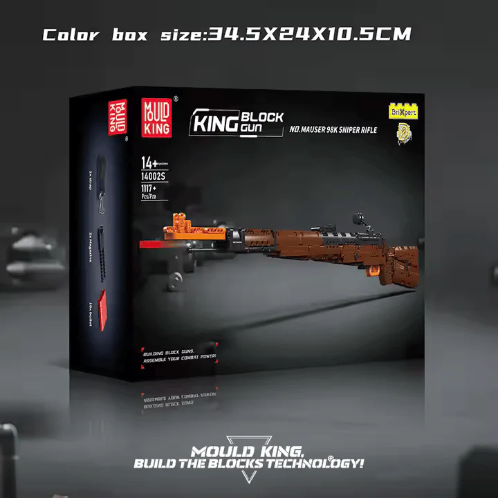 MouldKing 14002S Mauser 98K Sniper Rifle Brick - Image 5