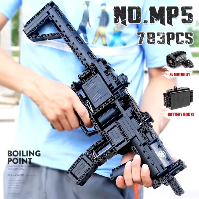 MouldKing 14001 MP5 Submachine Gun Toy Brick - Image 3