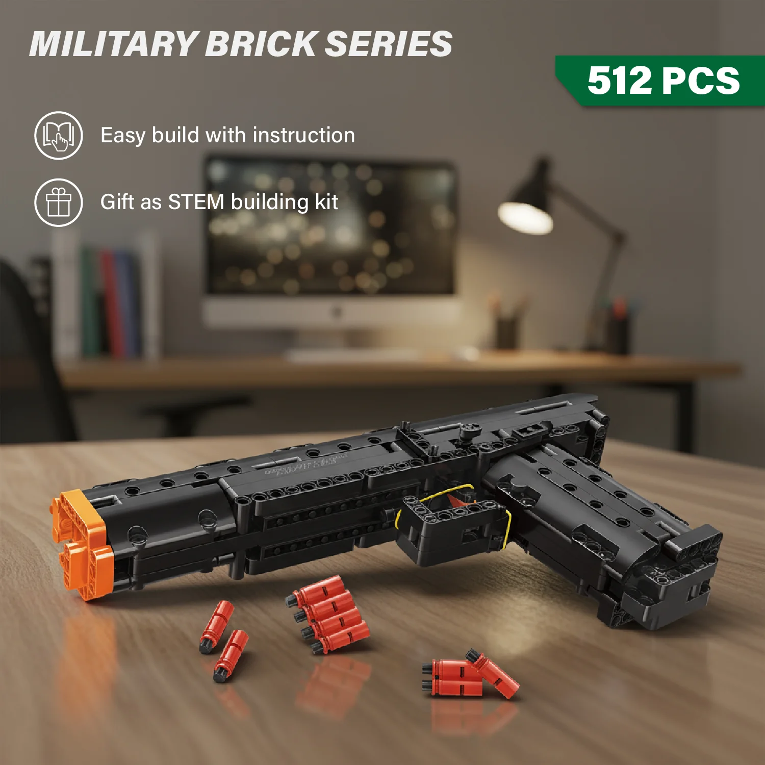 MouldKing Desert Eagle Gun Toy Brick - Image 2