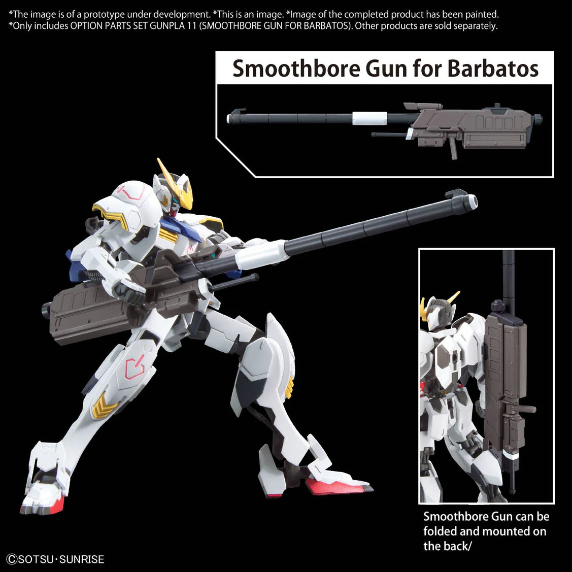 OPTION PARTS SET GUNPLA 11 (SMOOTHBORE GUN FOR BARBATOS) - Image 3