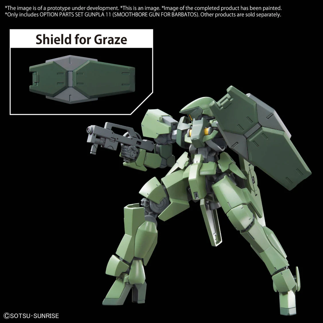 OPTION PARTS SET GUNPLA 11 (SMOOTHBORE GUN FOR BARBATOS) - Image 5
