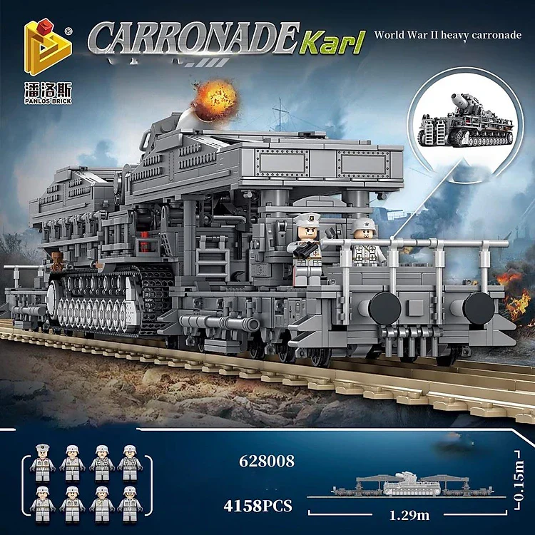Panlos Karl Mortar 4158pcs Brick