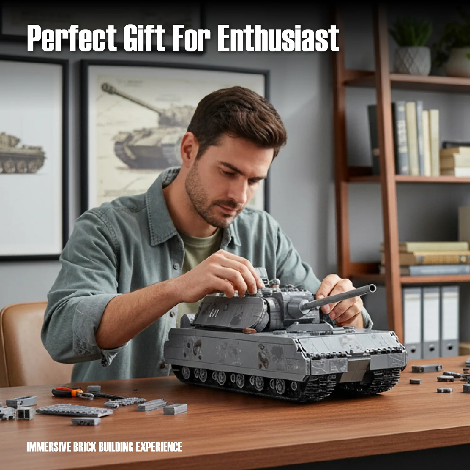 Panlos 628009 Panzer VIII Maus Tank Brick - Image 5