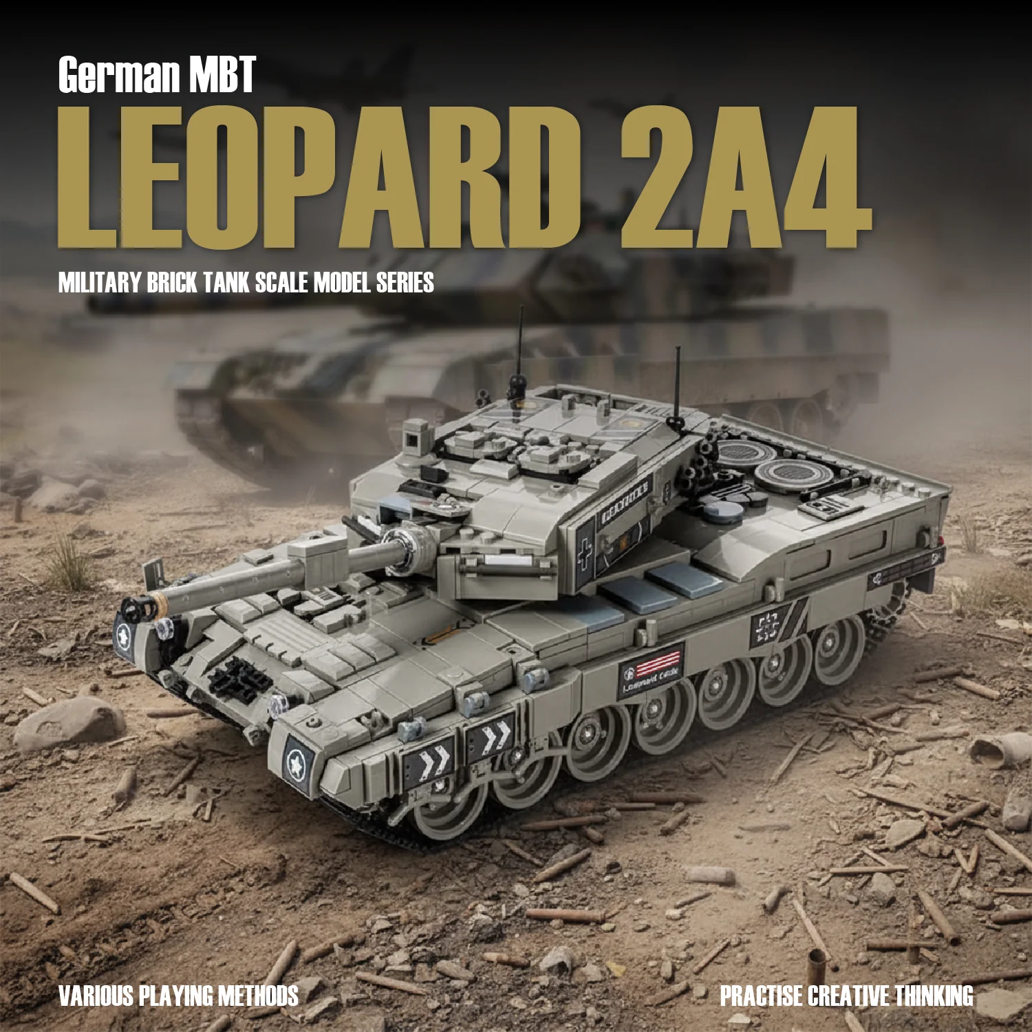 Panlos 632003 Leopard 2 Tank Brick