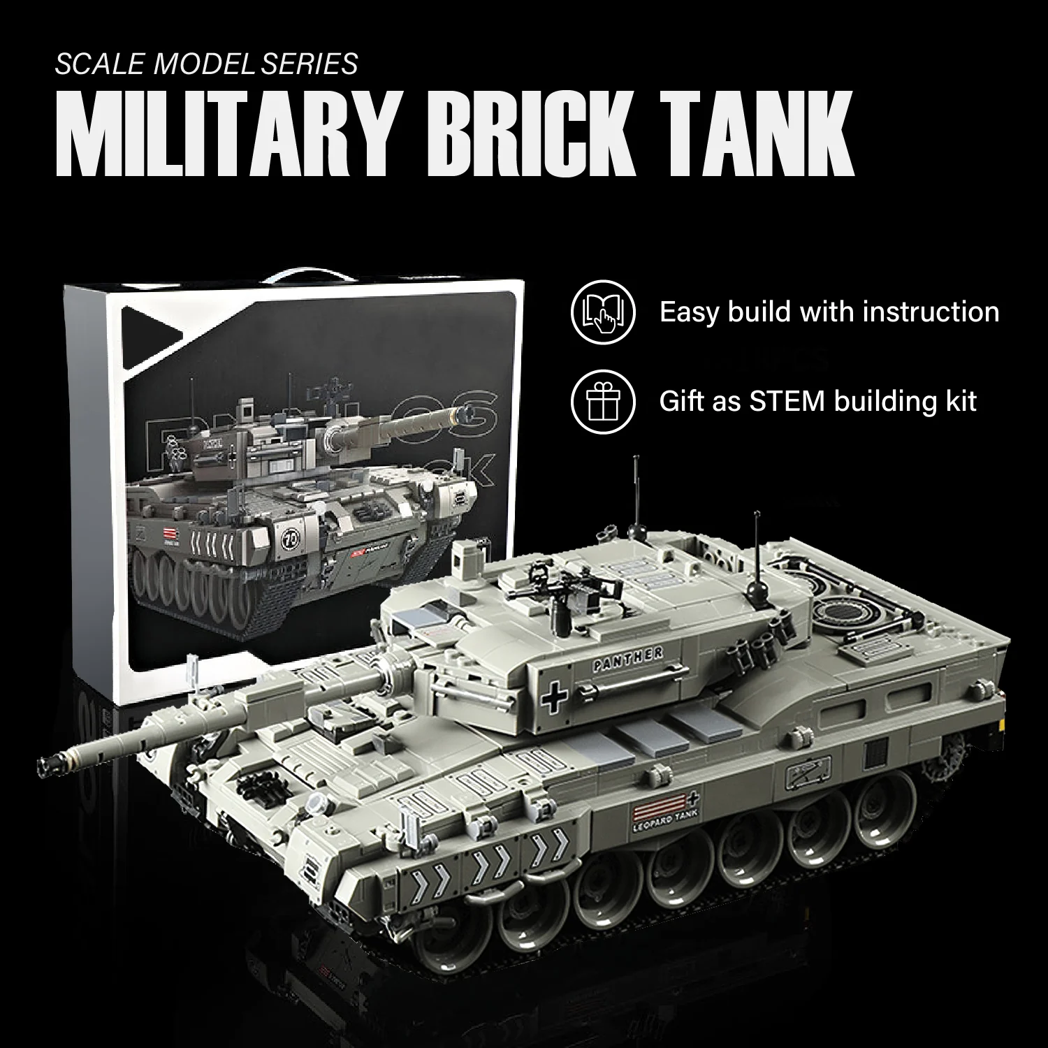 Panlos 632003 Leopard 2 Tank Brick - Image 7