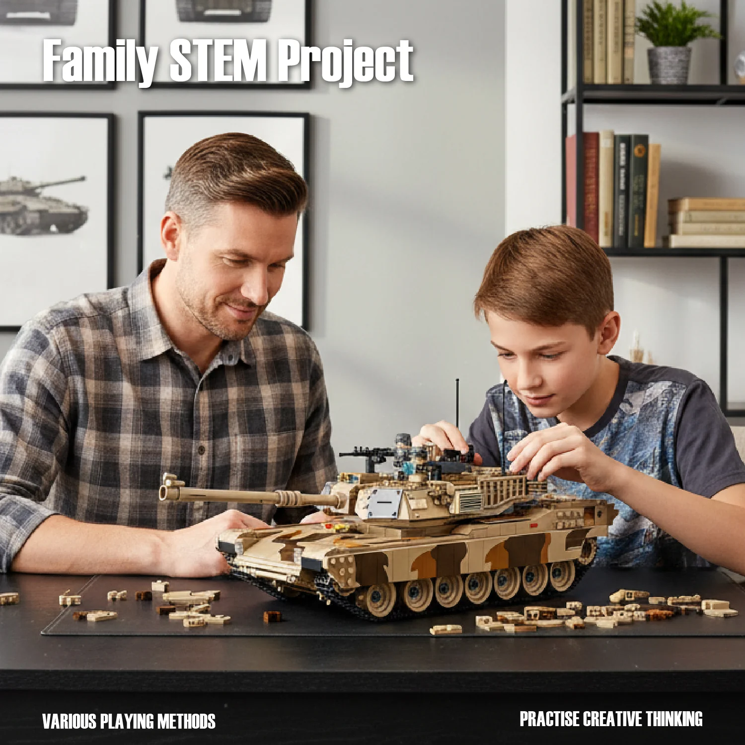 Panlos M1A2 Abrams Tank Brick - Image 6