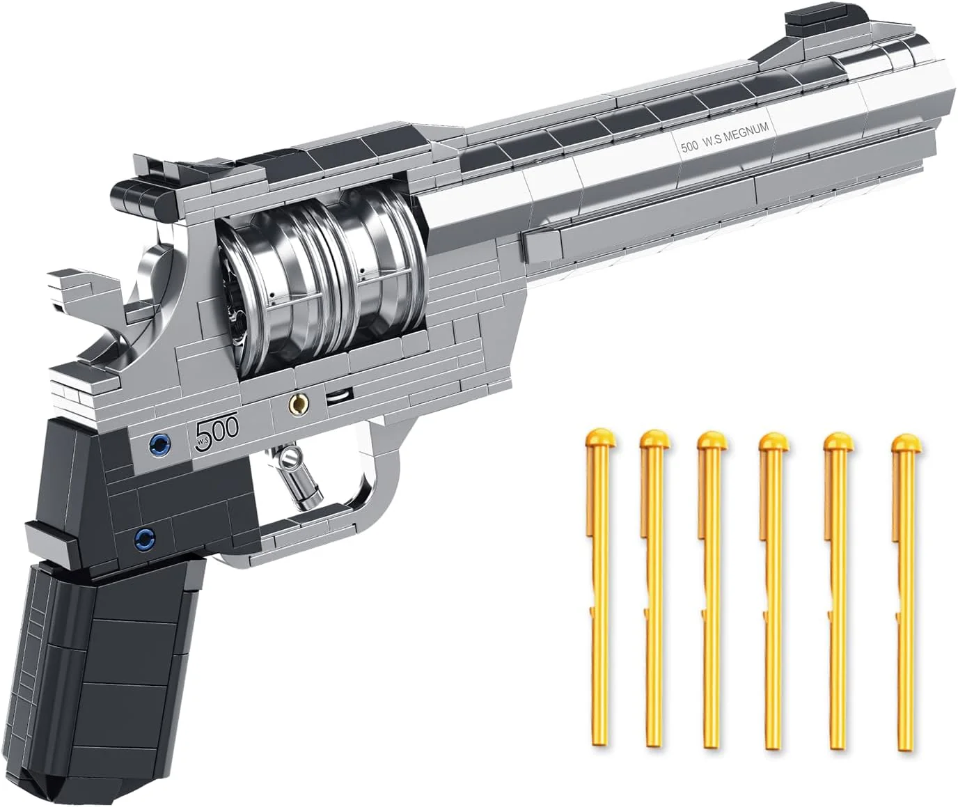Panlos 670019 M500 Revolver Pistol Gun Brick