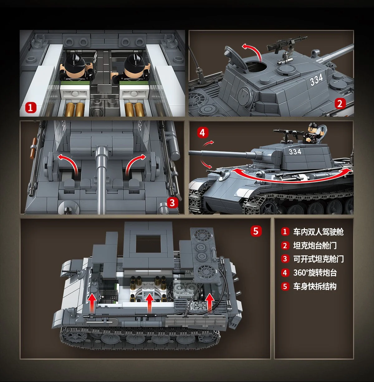 Panther V G - 1180Pcs - Image 5