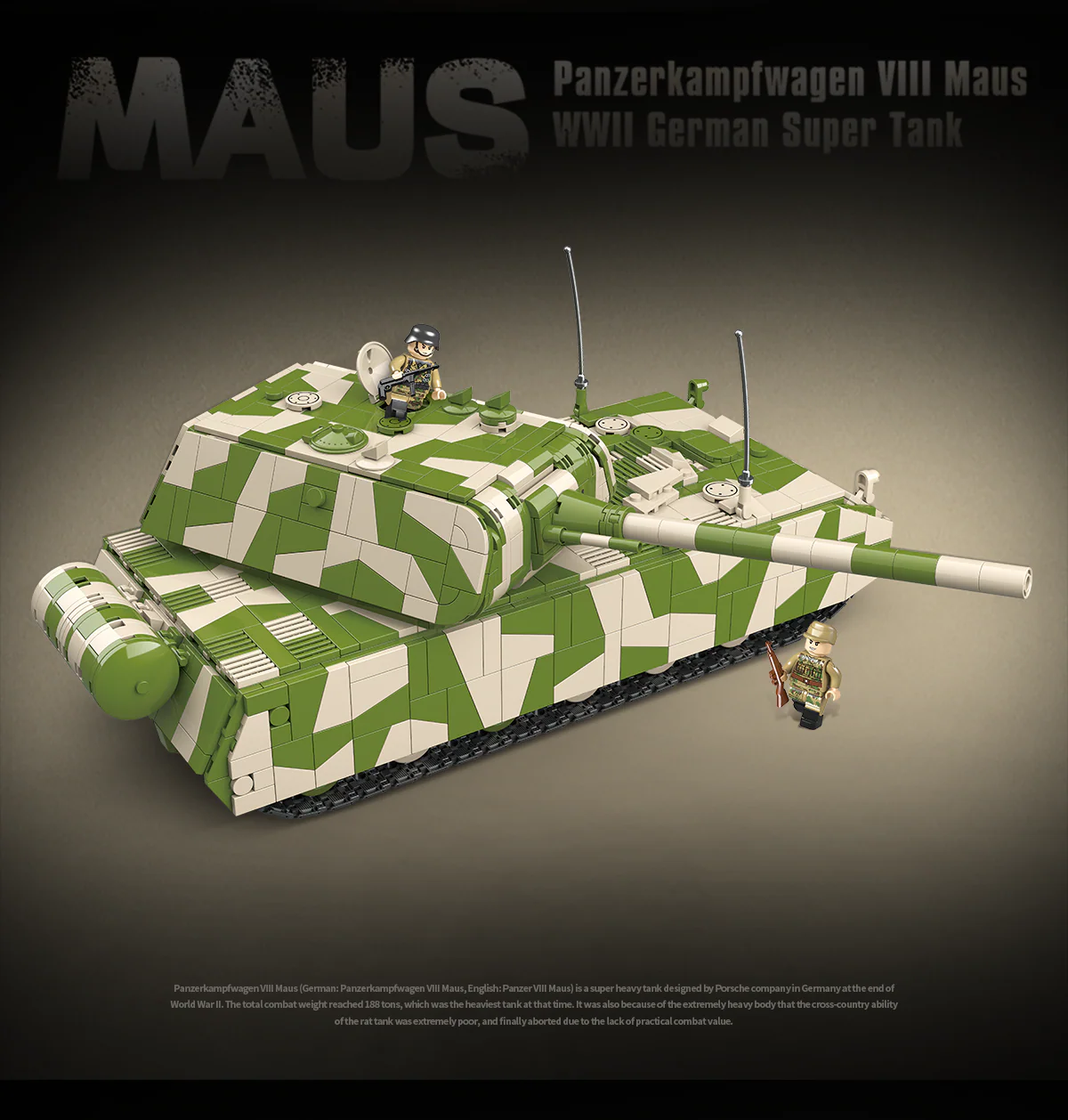 Panzer VIII Maus Tank - 2930Pcs - Image 4