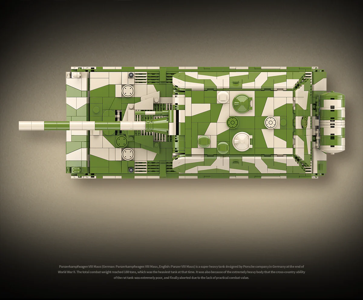 Panzer VIII Maus Tank - 2930Pcs - Image 5