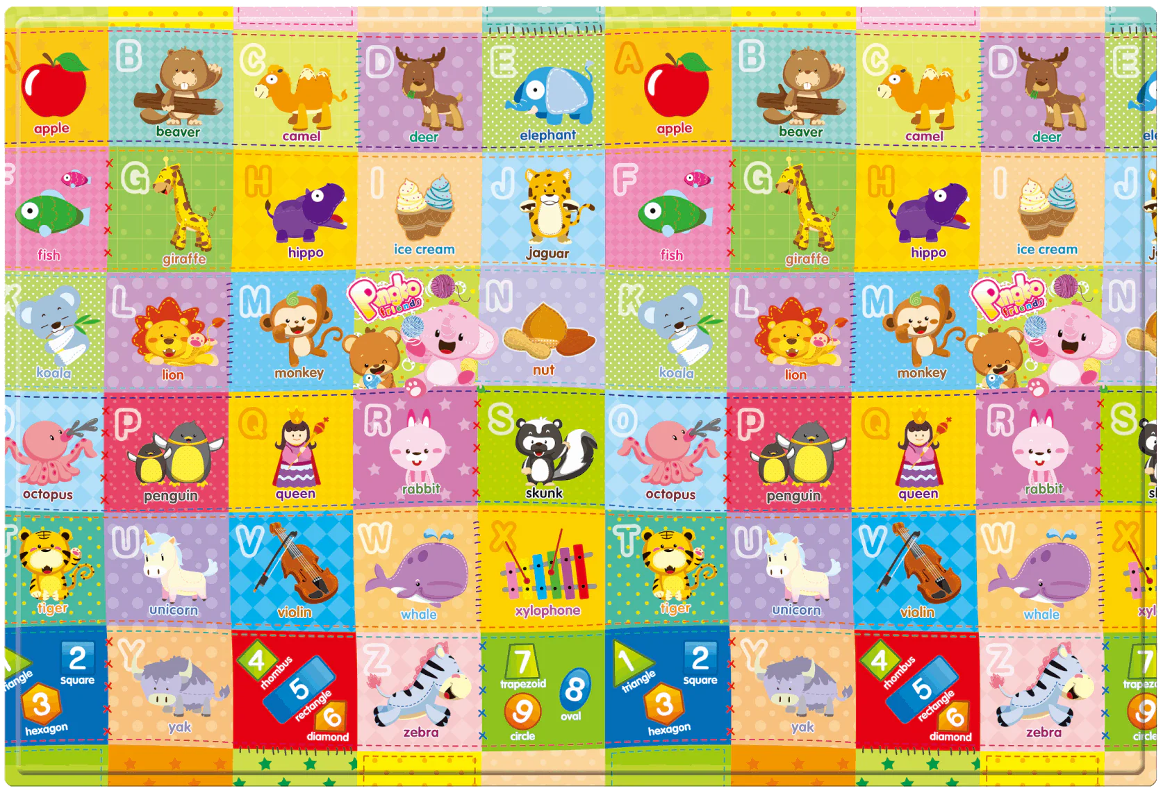 Baby Care Playmat - Medium&Large, Pingko & Friends - Image 2