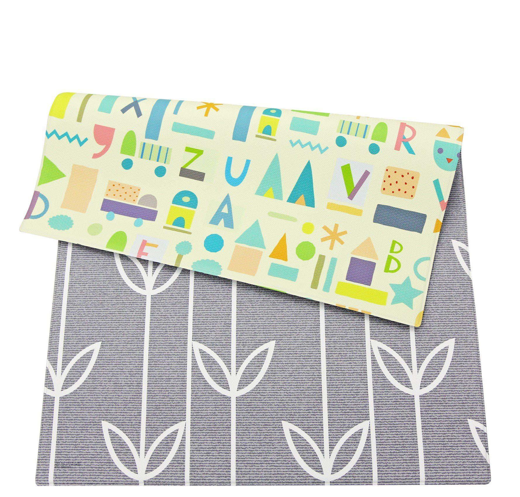 Baby Care Playmat Sea Petals Grey - Image 3