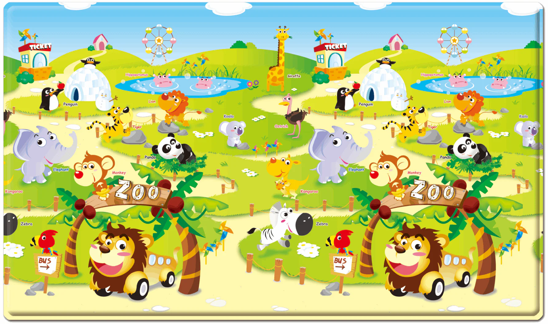 DWINGULER Playmat - Zoo