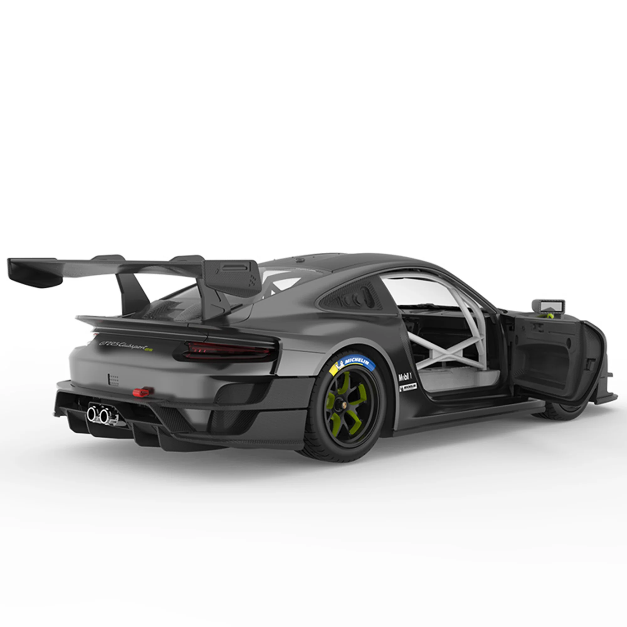 Porsche 911 GT2 RS Clubsport 25 RC Car 1/14 Scale Licensed Remote Control Toy Car with Working Lights by Rastar - Image 5