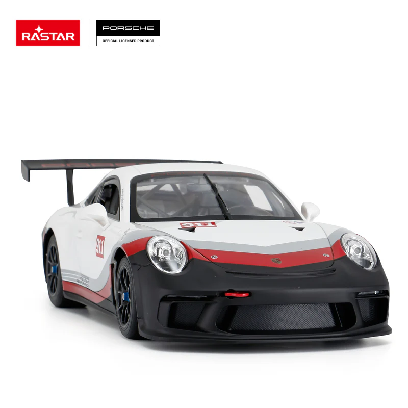 Porsche 911 GT3 CUP RC Car 1/14 Scale Licensed Remote Control Toy Car with Working Lights by Rastar - Image 3