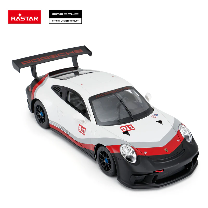Porsche 911 GT3 CUP RC Car 1/14 Scale Licensed Remote Control Toy Car with Working Lights by Rastar - Image 4