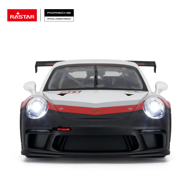 Porsche 911 GT3 CUP RC Car 1/14 Scale Licensed Remote Control Toy Car with Working Lights by Rastar - Image 5
