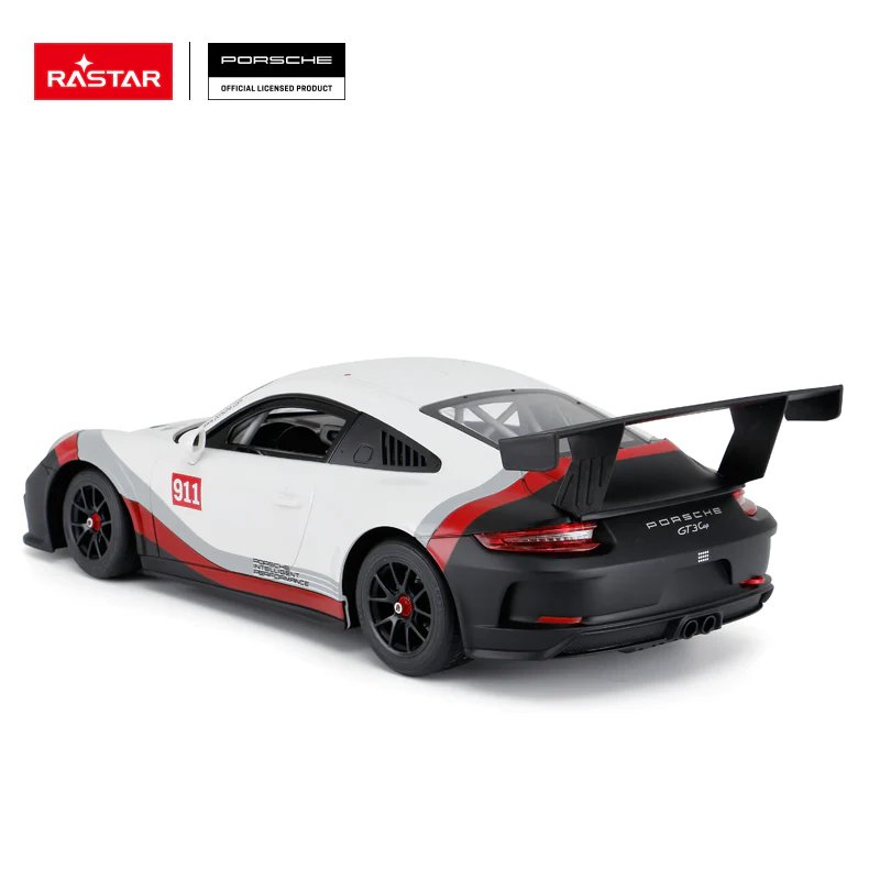 Porsche 911 GT3 CUP RC Car 1/14 Scale Licensed Remote Control Toy Car with Working Lights by Rastar - Image 6