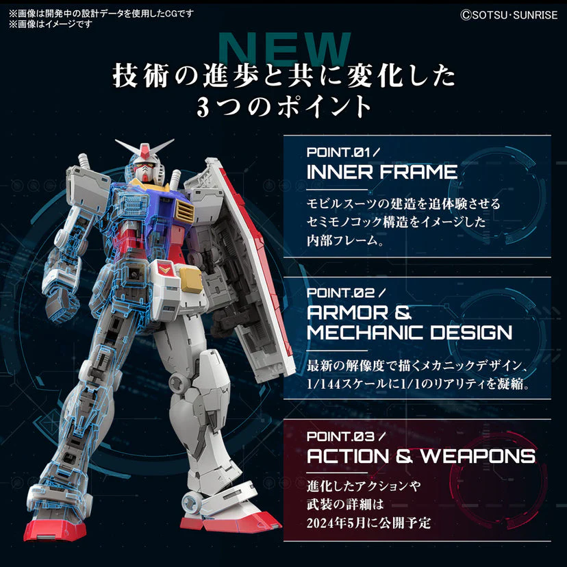 【In Stock】RG 1/144 RX-78-2 GUNDAM VER.2.0 - Image 7