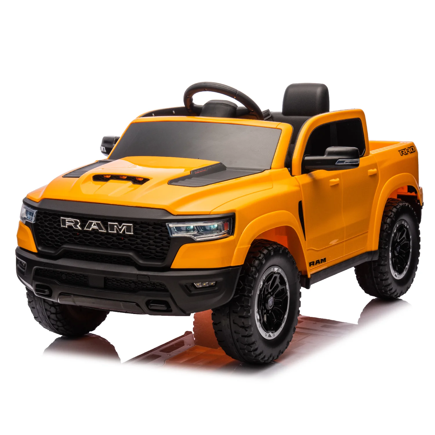 Licensed RAM 1500 12V Ride-On Truck for Kids Ages 3+, Electric Vehicle with Parent Remote Control, Dual Speed, Suspension, LED Lights, MP3, Cargo Storage - Image 12