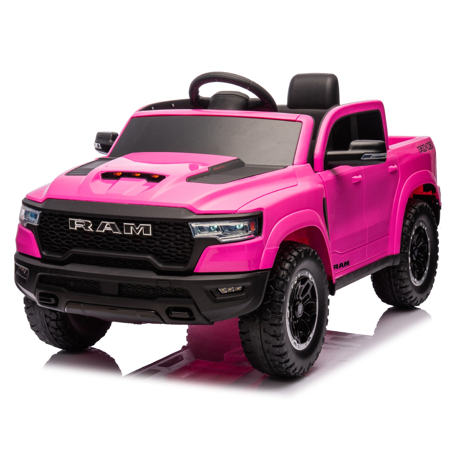 Licensed RAM 1500 24V Ride-On Truck for Kids Ages 3+, Electric Vehicle with Parent Remote Control, LED Lights, MP3, Cargo Storage, Dual Speed, Suspension - Gift for Kids - Image 10