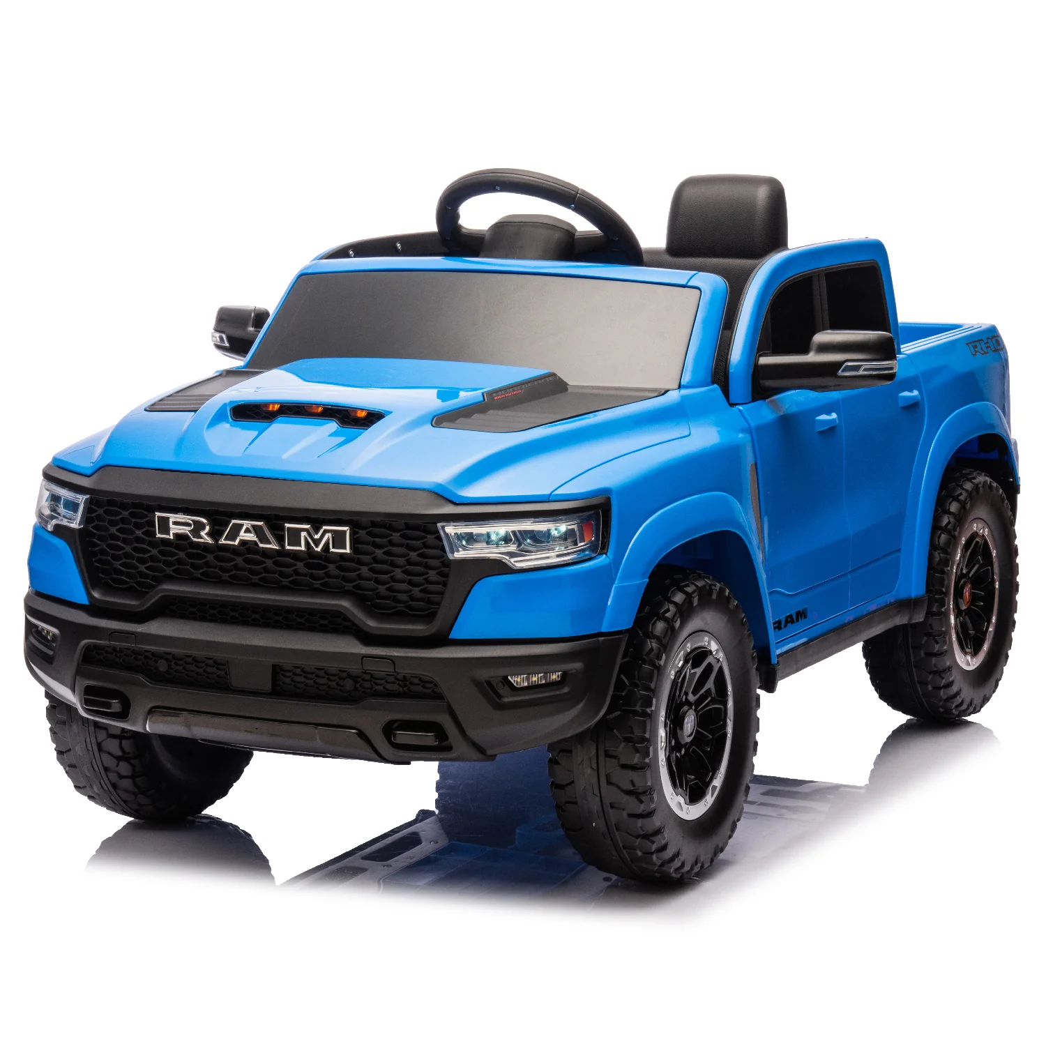 Licensed RAM 1500 24V Ride-On Truck for Kids Ages 3+, Electric Vehicle with Parent Remote Control, LED Lights, MP3, Cargo Storage, Dual Speed, Suspension - Gift for Kids - Image 12