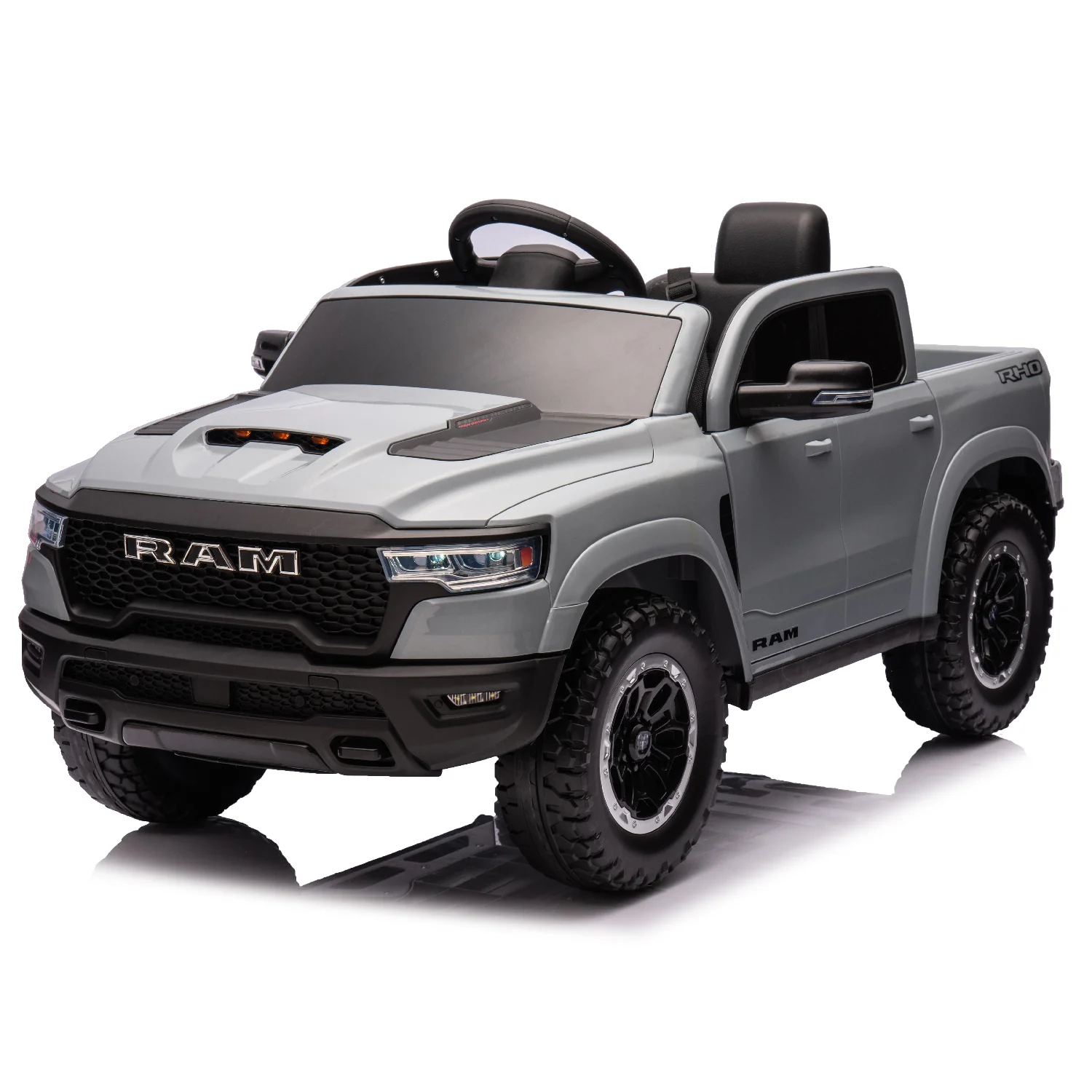 Licensed RAM 1500 24V Ride-On Truck for Kids Ages 3+, Electric Vehicle with Parent Remote Control, LED Lights, MP3, Cargo Storage, Dual Speed, Suspension - Gift for Kids - Image 9