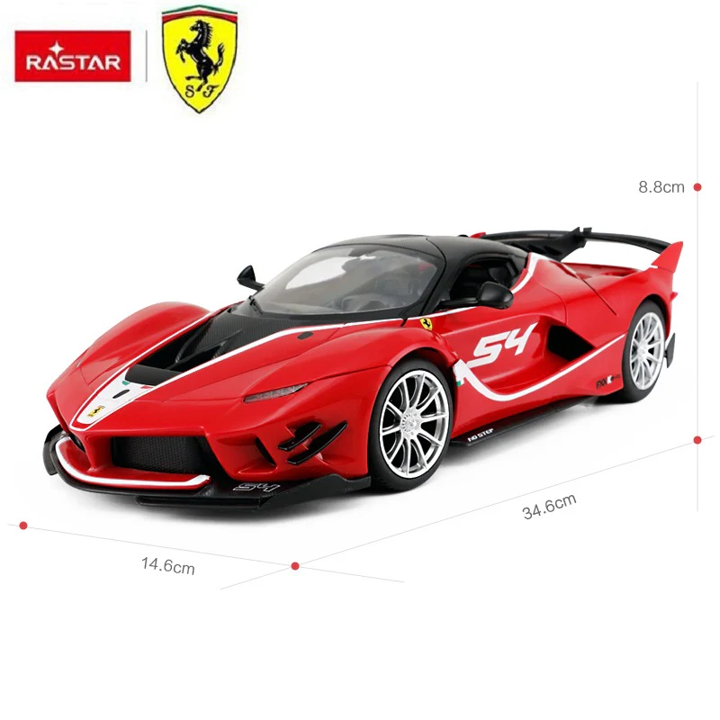Rastar 1:14 Ferrari FXXK EVO Remote Control Car with Open Doors and Working Lights - Image 7