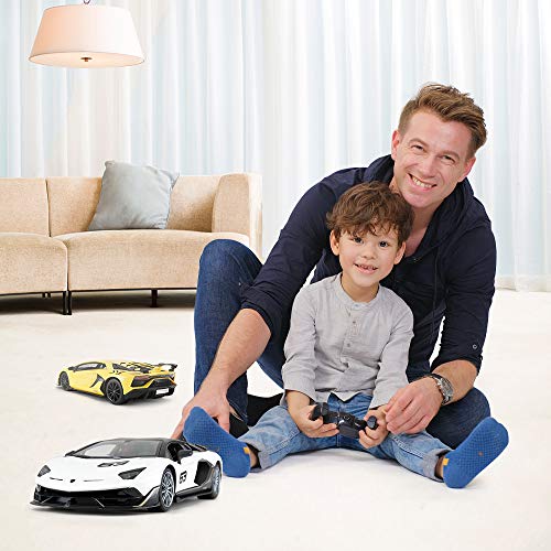 Lamborghini Aventador SVJ Performance RC Car 1/14 Scale Licensed Remote Control Toy Car with Working Lights by Rastar - Image 12
