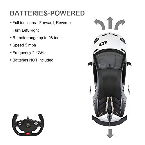 Lamborghini Aventador SVJ Performance RC Car 1/14 Scale Licensed Remote Control Toy Car with Working Lights by Rastar - Image 7