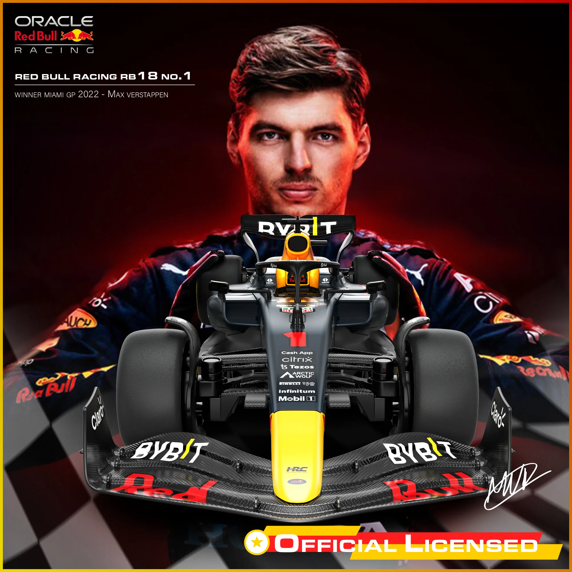 Red Bull F1 RB19 1/16 Scale DIY Building Kit Licensed with Remote Control and Customization Stickers by Rastar, 55pcs - Image 3