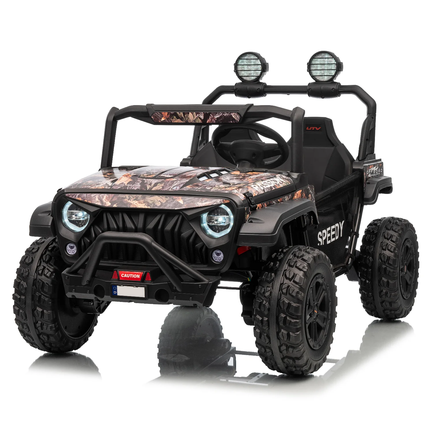 24V 2 Seater Electric UTV Ride-On Car for Kids – [Reinforced Metal Frame] | Jeep-Style Buggy with Remote Control - Image 12